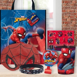*Spiderman Reusable Tote Bag with Toys